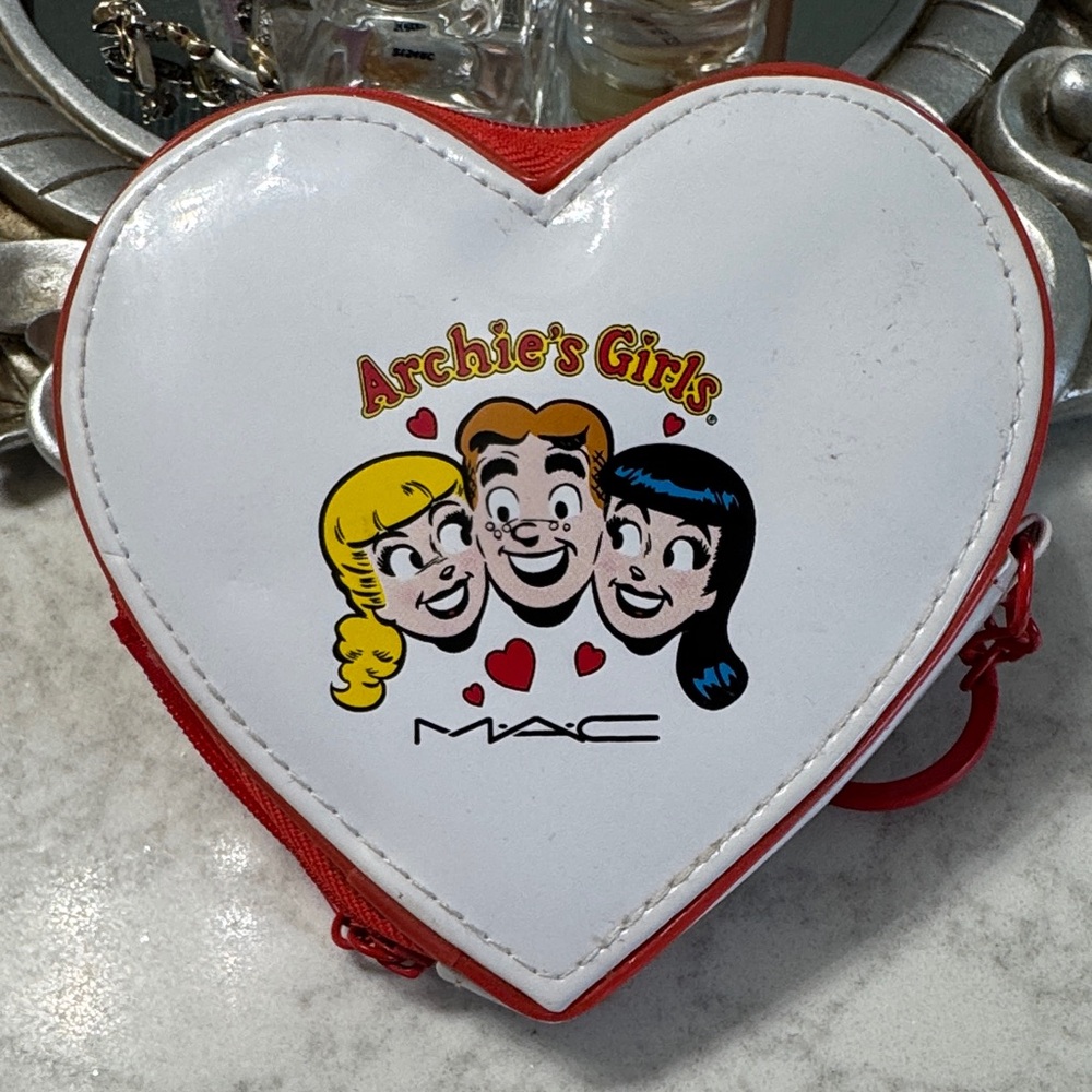 Limited Edition MAC Archie’s Girls Heart Cosmetic Case